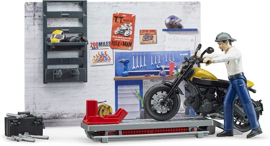 Bruder bWorld Motorcycle Service with Scrambler Ducati Full Throttle - Image 2