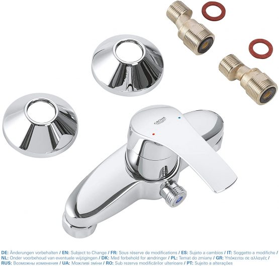 GROHE Eurosmart Mixer Tap for Bath/Shower 33303002 (Imported from Germany) - Image 4
