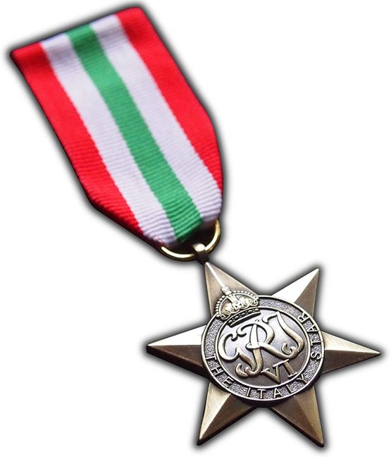 The Italy Star Military Medal WW2 Commonwealth British Military Award For | Army | Navy | RAF | REPLICA George VI
