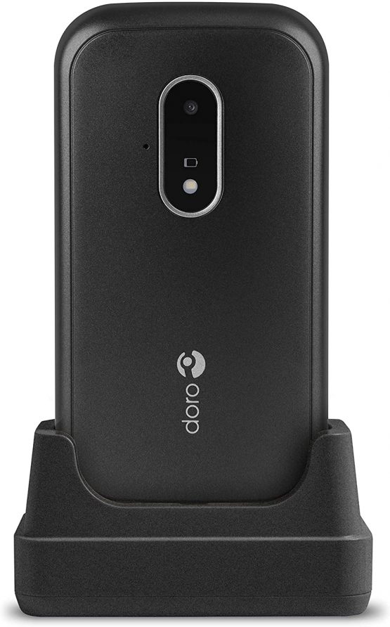 Doro 7030 Unlocked Dual SIM 4G Easy-to-Use Clamshell Mobile Phone for Seniors with WhatsApp and Facebook