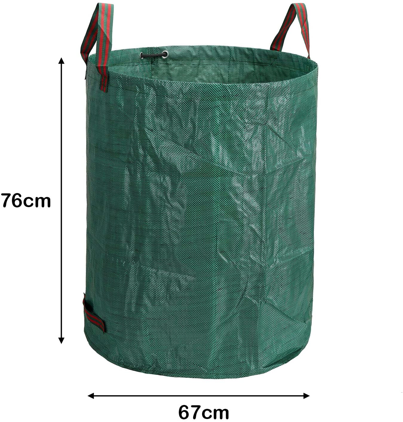 Lawei 4 Pack x 272L Garden Waste Bags Waterproof Heavy Duty Rubbish ...