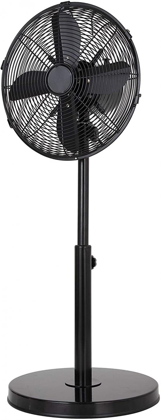 Pifco P51003 Pedestal Fan, 3 Speed Settings, Adjustable Height, 90