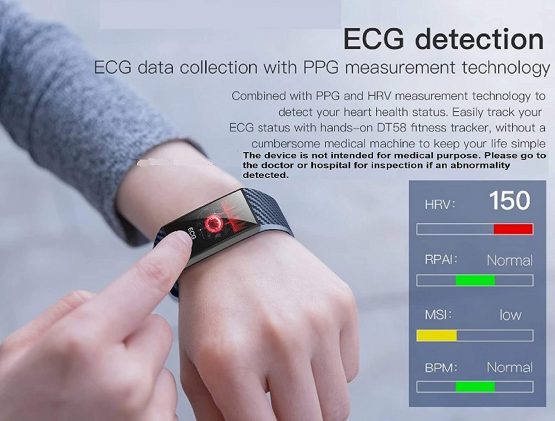 N3 ZELEK Smart Watch Blood Pressure Monitor Fitness Tracker Support Oximeter HEART Rate Monitor STRONG BATTERY Waterproof IP68 50m Full Touch Screen Activity Tracker for Men Sleep Monitor Unisex Watch - Image 4