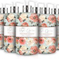 Baylis & Harding Royale Garden Peach Peony & Jasmine, 500 ml Hand Wash, Pack of 6