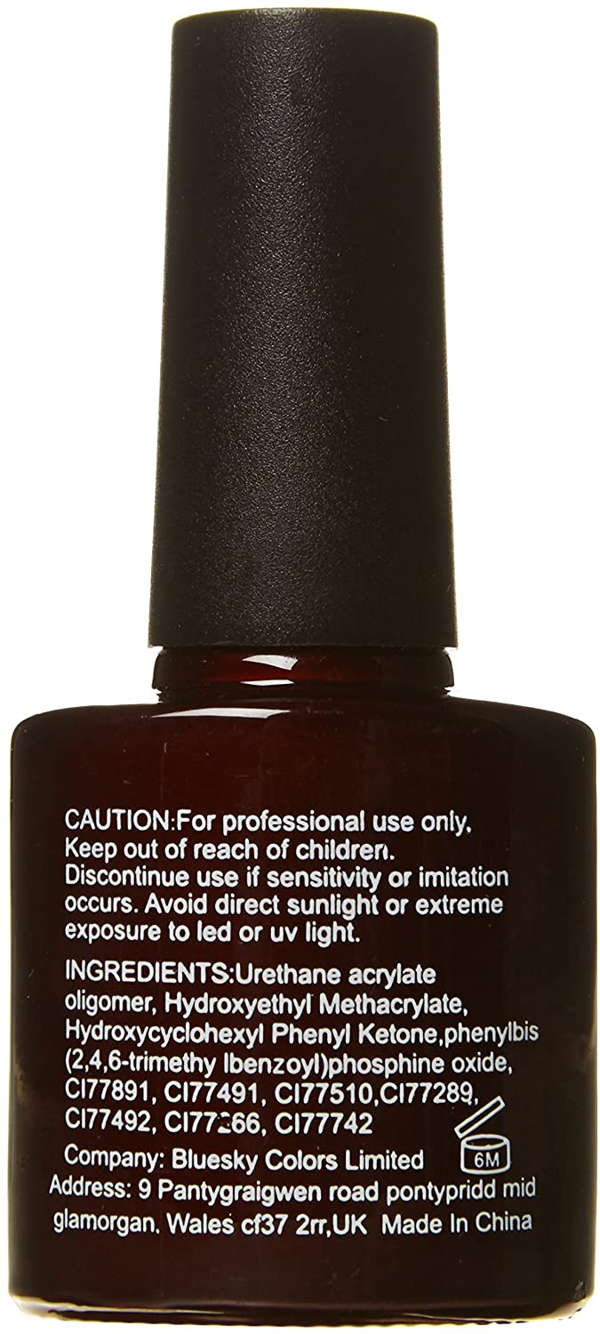 Bluesky Gel Nail Polish, Fedora 80510, Darkest Purple, Dark, Midnight, Long Lasting, Chip Resistant, 10 ml (Requires Curing Under UV LED Lamp) - Image 2