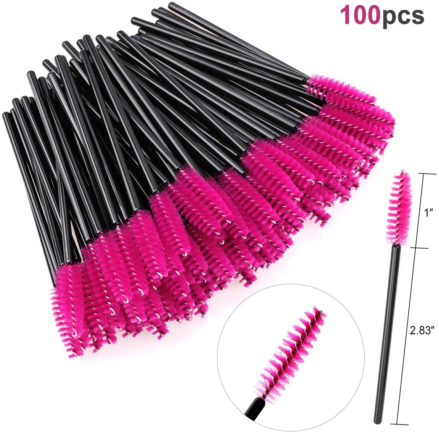 300Pcs Disposable Lip Brush Mascara Wands Applicators set, Make Up