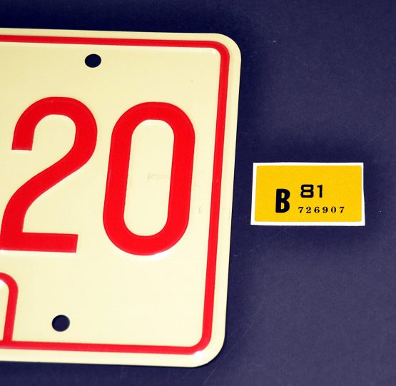 Celebrity Machines Dukes of Hazzard | CNH 320 | Metal Stamped License Plate - Image 3