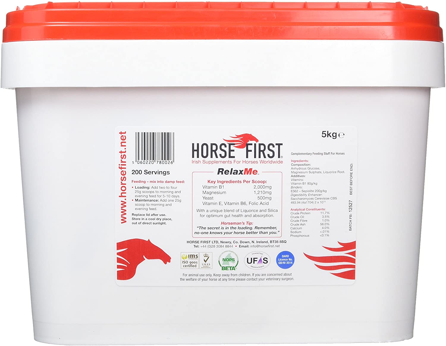 Horse First RelaxMe 5 kg, Red - Image 2