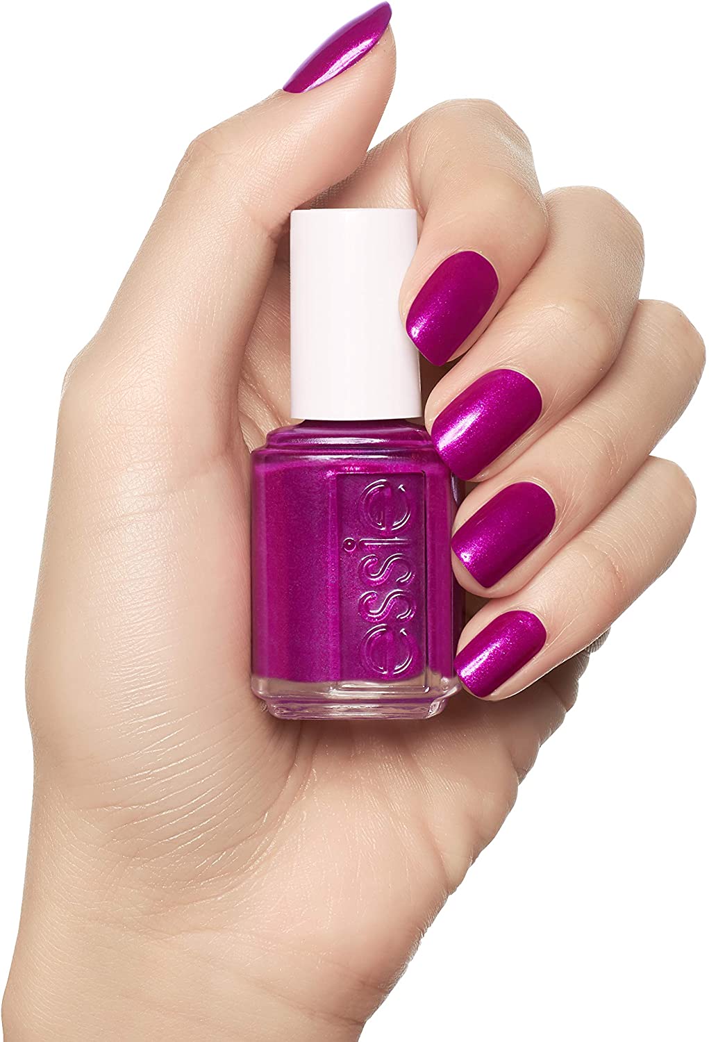 essie Original Nail Polish, 34 jamaica me crazy, Shimmer Purple Nail Polish, 13.5 ml - Image 3