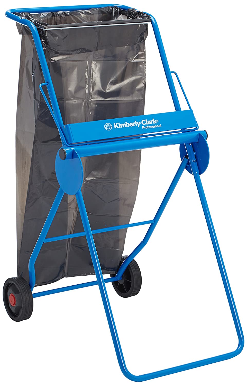 Kimberly-Clark Professional™ Mobile Stand Large Roll Wiper Dispenser 6155 -  Large Blue Roll Dispenser - 1 x Blue Mobile Wiper Dispenser