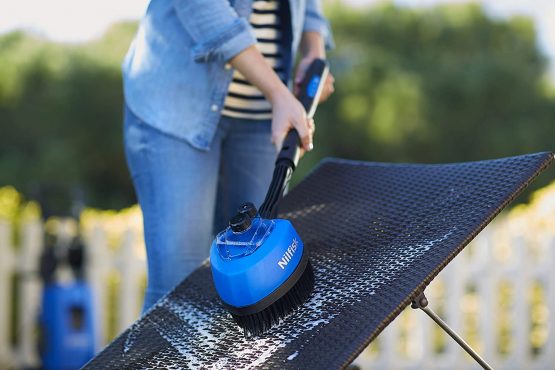 Nilfisk 128470457 Garden brush head, Blue - Image 4