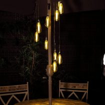 Noma The Bulb Spiral Chandelier, Battery Operated