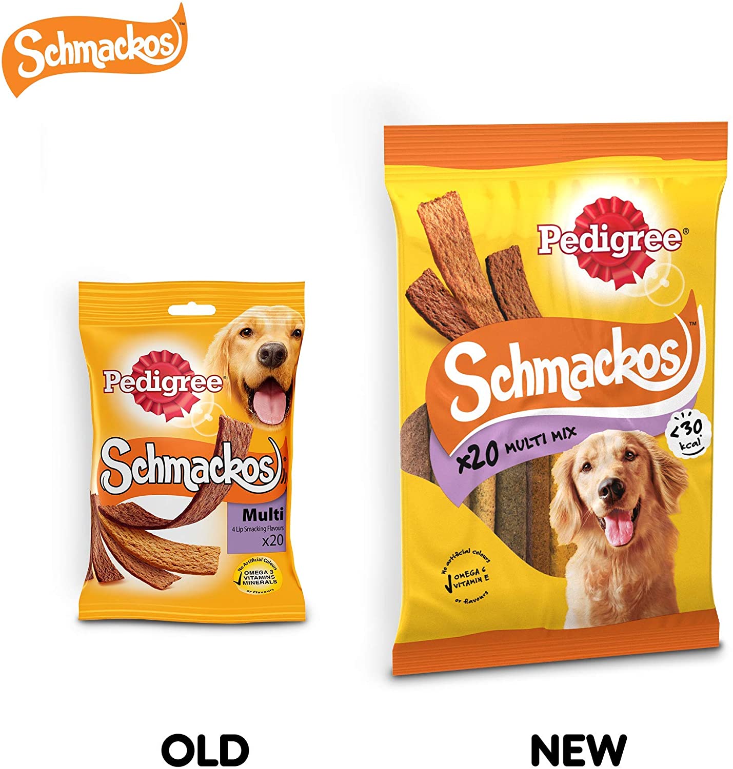 Pedigree Schmackos Multi Mix Dog Treats in A Variety of Meat Flavours