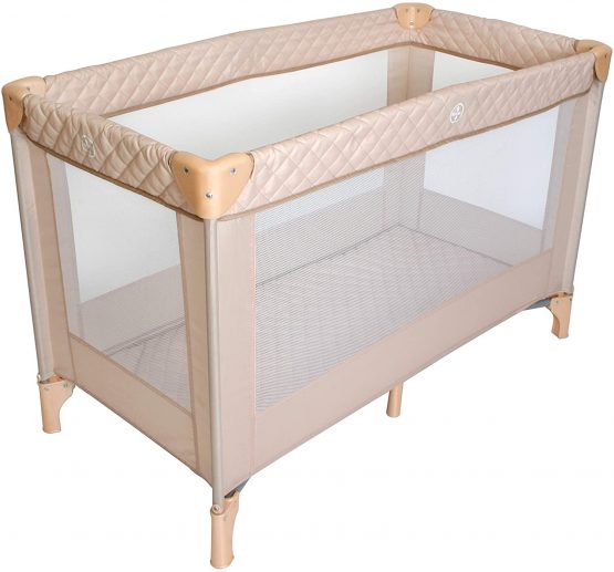 My Babiie Blush Quilted Travel Cot, 7.9 kg - Image 3