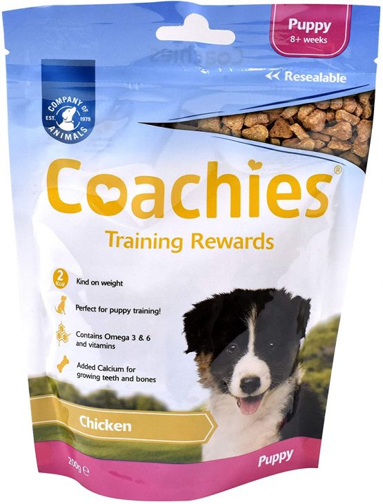 BULK BUY 8 packs Coachies Puppy Training Treats (Pack Size 200g