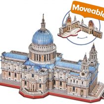CubicFun 3D Jigsaw Puzzles for Adults 643 Pieces Architecture with Interior Views Model Kits for Adults Build UK London Classical Architecture St. Paul's Cathedral, Hard Puzzles Gifts for Women, Men