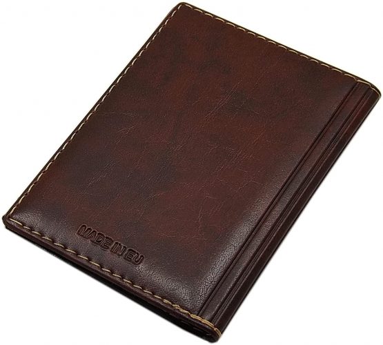 ID and Credit Card Holder with 4 Pockets (Design 2 / Black) - Image 3