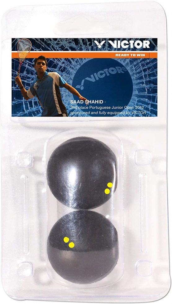 Victor 170/7/0 Squashball Blister - Black
