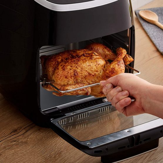 Tower Xpress Pro T17039 Vortx 5-in-1 Digital Air Fryer Oven with Rapid Air Circulation, 60-Minute Timer, 11 L, 2000 W, Black - Image 4
