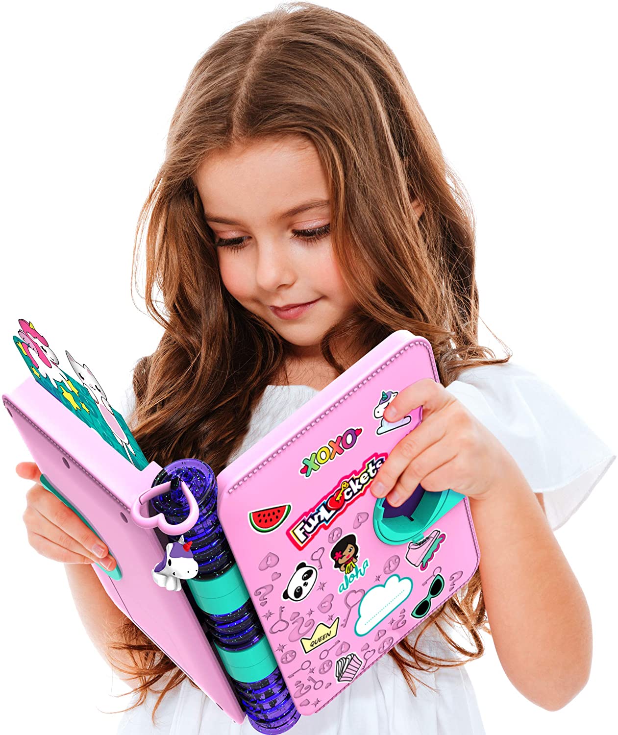 FUNLOCKETS Secret Diary with over 30 surprises and accessories, Pink - Image 2