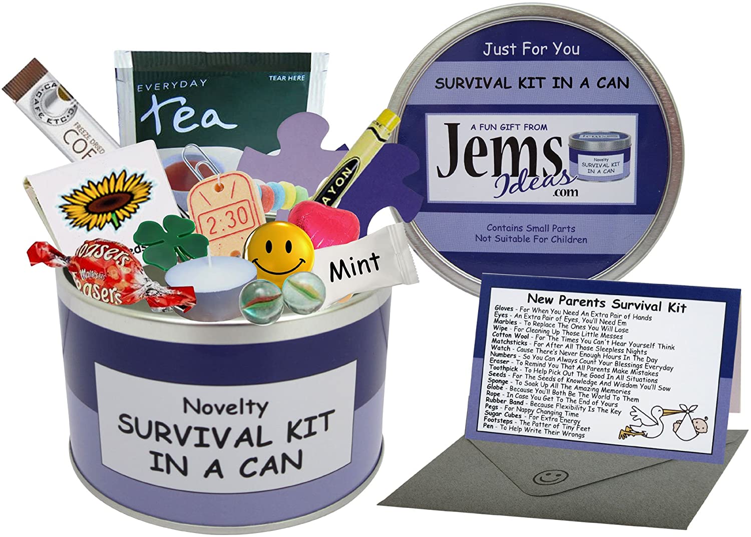 Mummy To Be Survival Kit in a Can, Funny New Mum Gift, Novelty Gift Set for Expecting Mothers