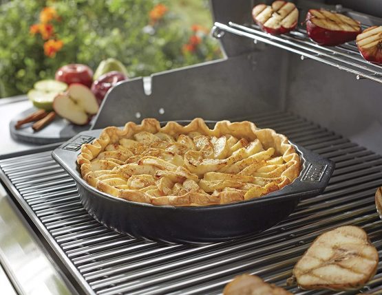 Weber 17887 Ceramic Pie Dish, Black - Image 3