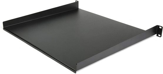 StarTech 1U Fixed Server Rack Mount Shelf - 16in Deep Steel Universal Cantilever Tray for 19" AV/Network Equipment Rack - 44lbs (CABSHELF1U16) - Image 2