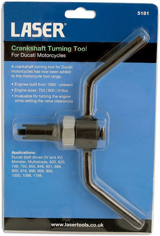 Laser 5181 Crankshaft Turning Tool - for Ducati - Image 2