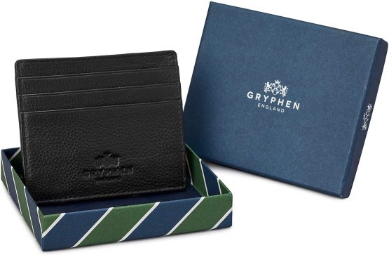 Hoxton Slim Leather Credit Card Holder Wallet by Gryphen - Image 2