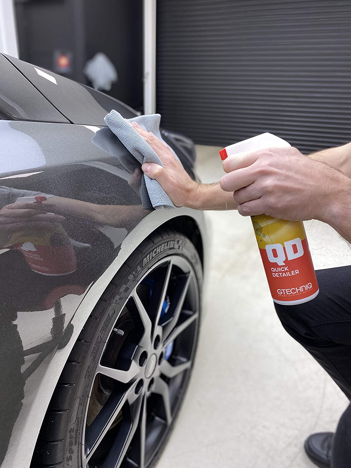 Gtechniq Quick Detailer Spray Car Polish Removes Fingerprints and Watermarks, Detailing Spray Suitable for Bodywork 500ml - Image 3
