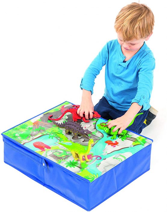 Fun2Give Pop-It-Up Dinosaur Table with Toy Storage Playhouse / Dinosaur Play scene / For Boys and Girls aged 3 years. - Image 2