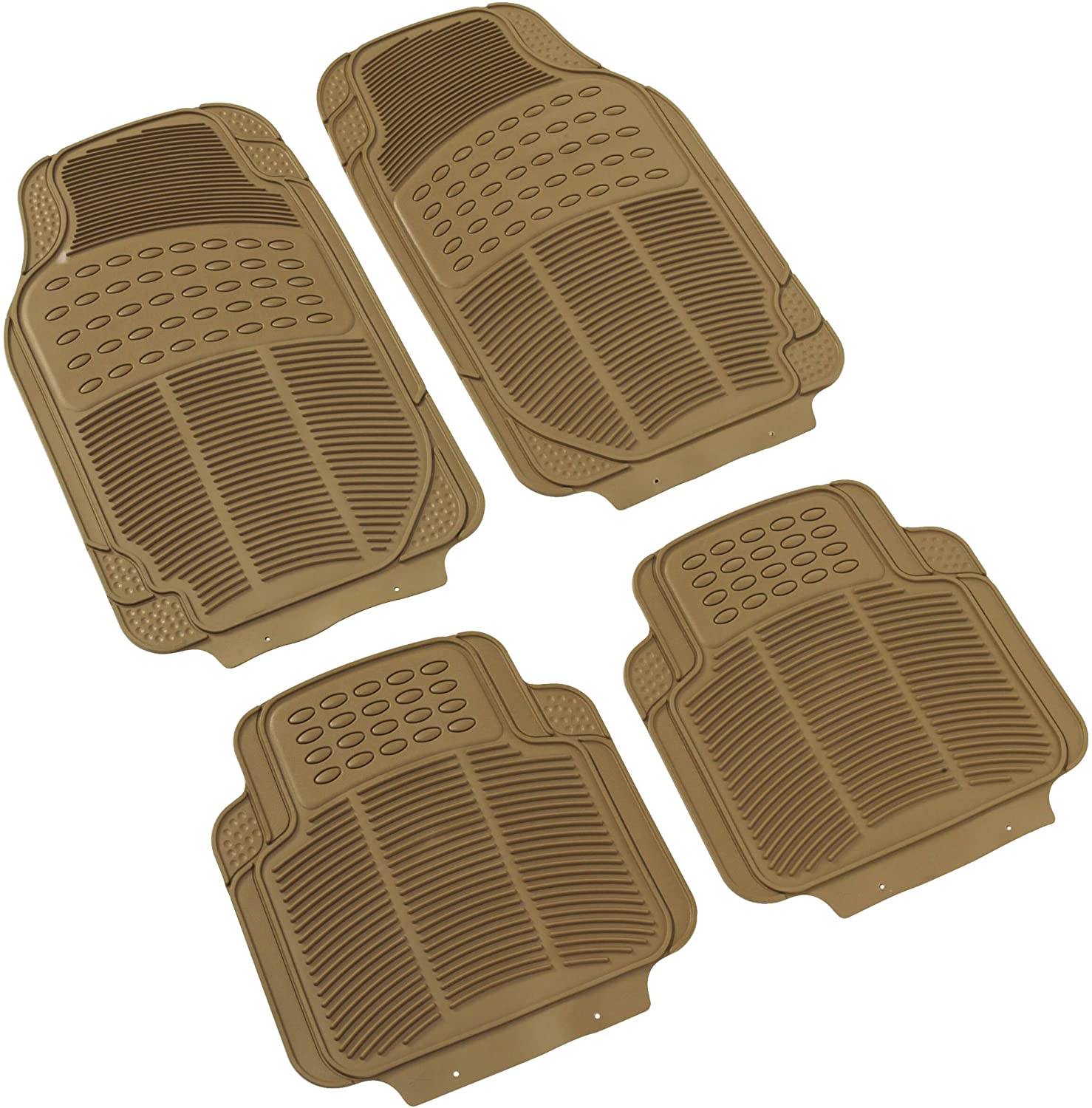 SUMEX CONTI10 Universal Continental Rubber Car Mats - Beige, Continental Range - Image 4