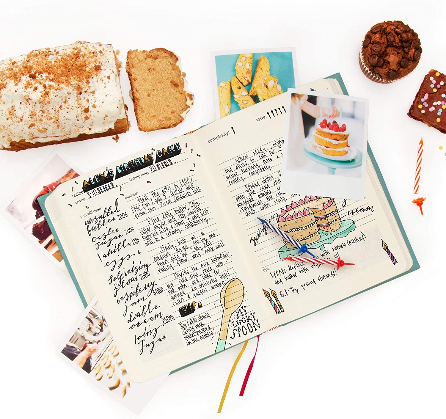 Suck UK Baking Journal, 16.4x22x3.3 cm - Image 3