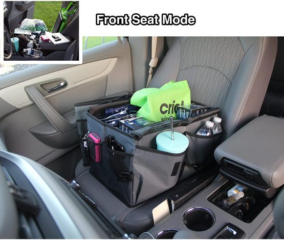 Drive Auto Products Car Boot Organiser (Gray) - Storage with Tie Down Straps, Best for Tidy Auto Organization & Boot Bag Maintenance, Non-Slip Secure Travel Tote is Foldable - Image 4