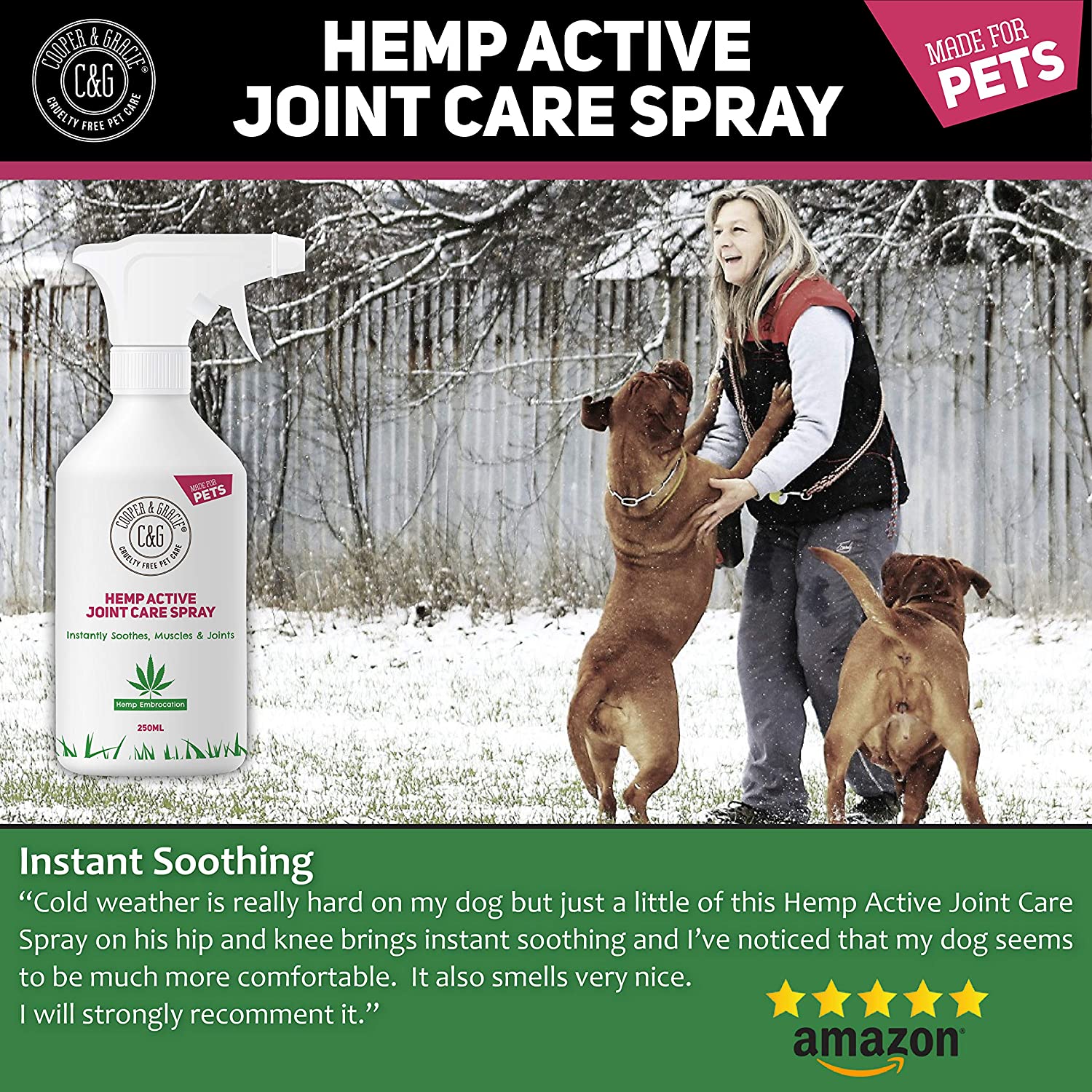 Hemp Active Joint Care Spray, White, 250 ml (Pack of 1) - Image 4