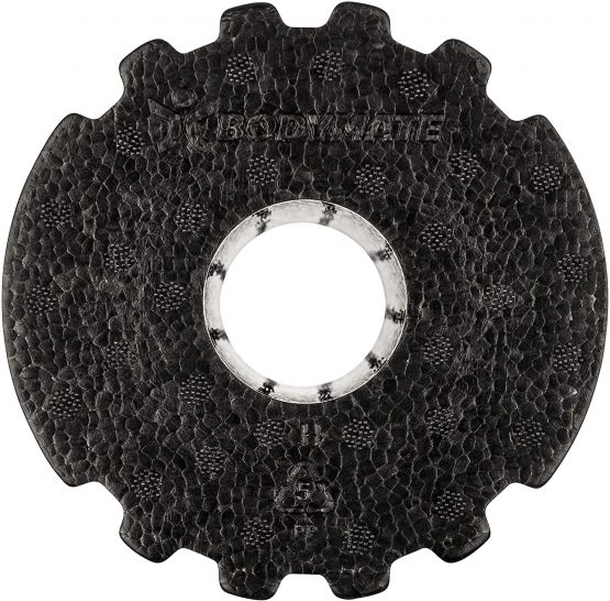 BODYMATE Active medium-hard foam roller with free E-Book - 30 x 15 cm or 45 x 15 cm - With Activating Surface Structure - Image 3