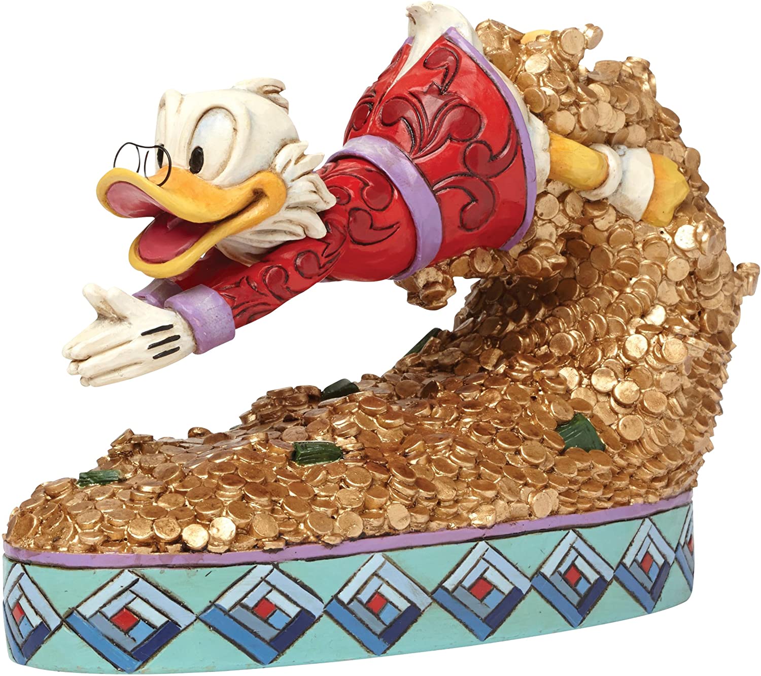 Disney Traditions Treasure Dive - Scrooge McDuck Figurine, Multi-colour