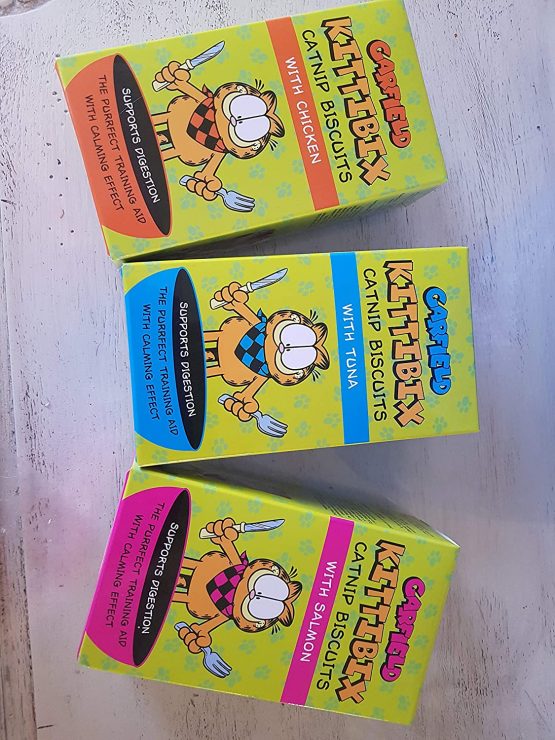 Garfield Kittibix catnip biscuits Chicken