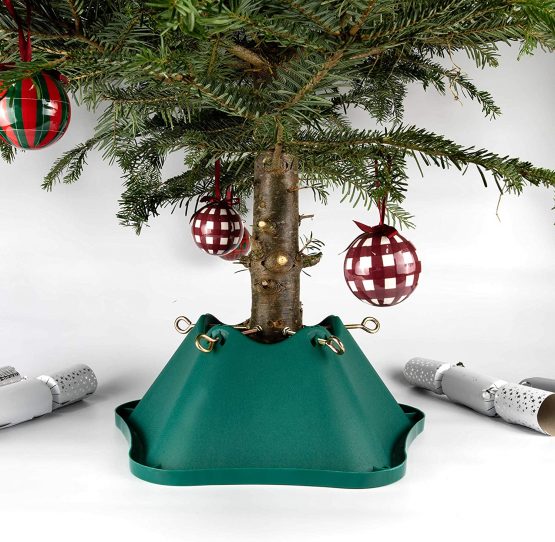 Bosmere Christmas Tree Stand for Trees up to 6 Feet with up to 4.75 Inch Trunk, G470 Green