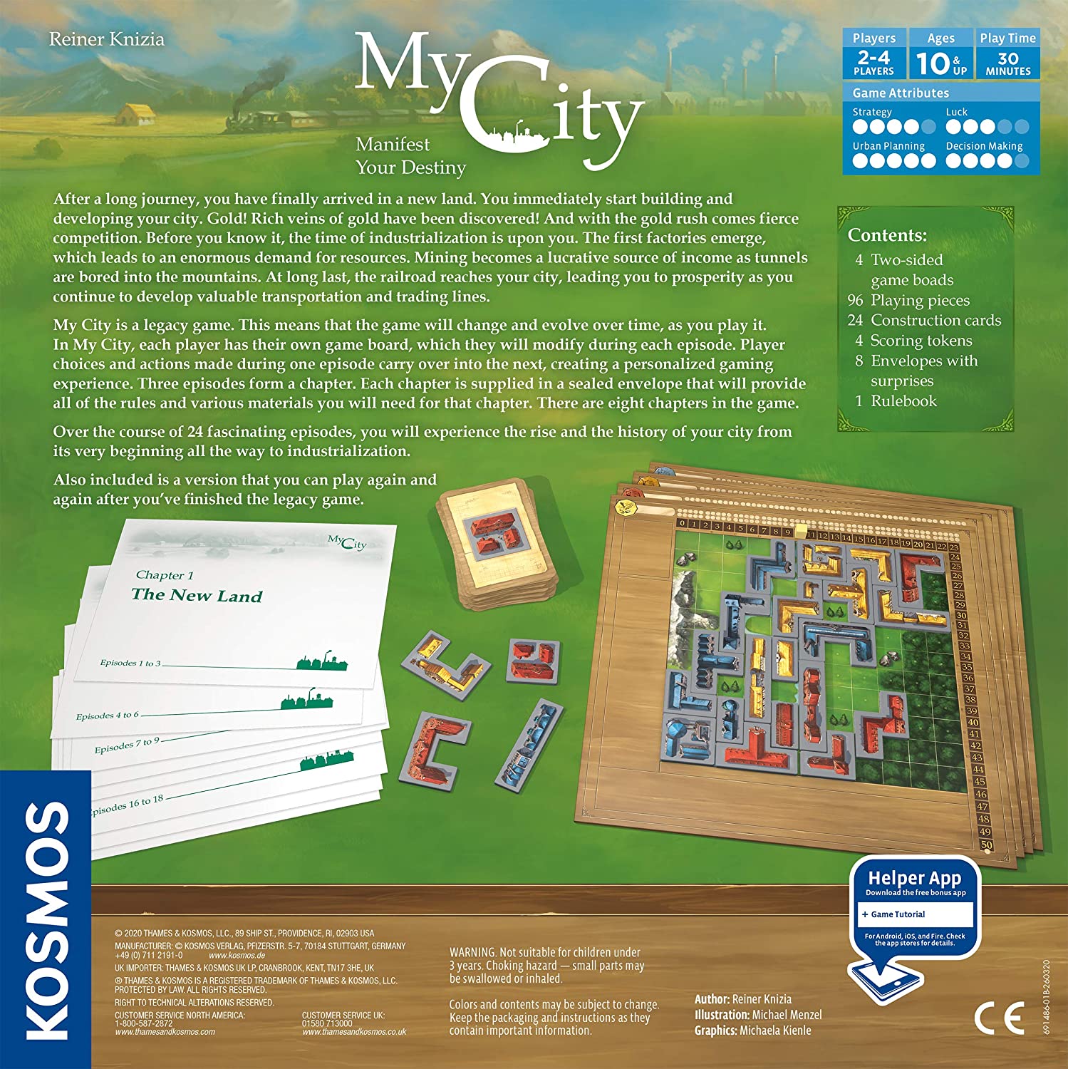 Thames & Kosmos My City, Manifest Your Destiny, Decision-Making Board Game - Image 2