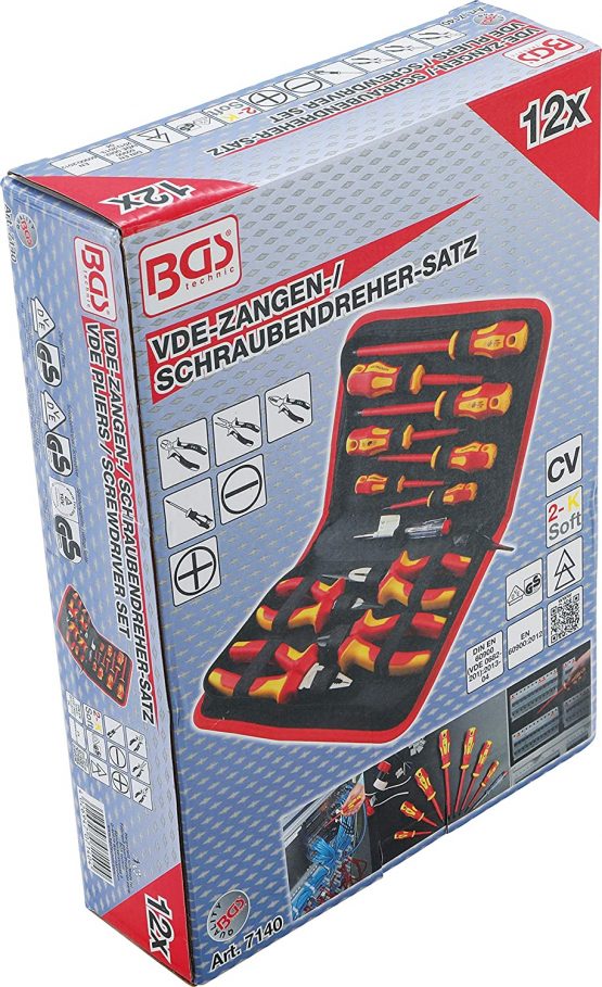 BGS 7140 | VDE Pliers / Screwdriver Set | 12 pcs. - Image 4
