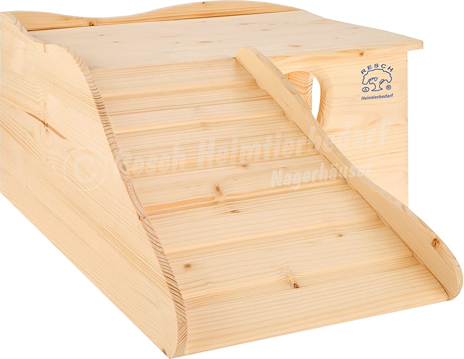 Resch No22 "Feel-good" house Grossglockner Natural solid wood made of spruce / with Stairs to the terrace / two large entrances and Rounded Corners - Image 3