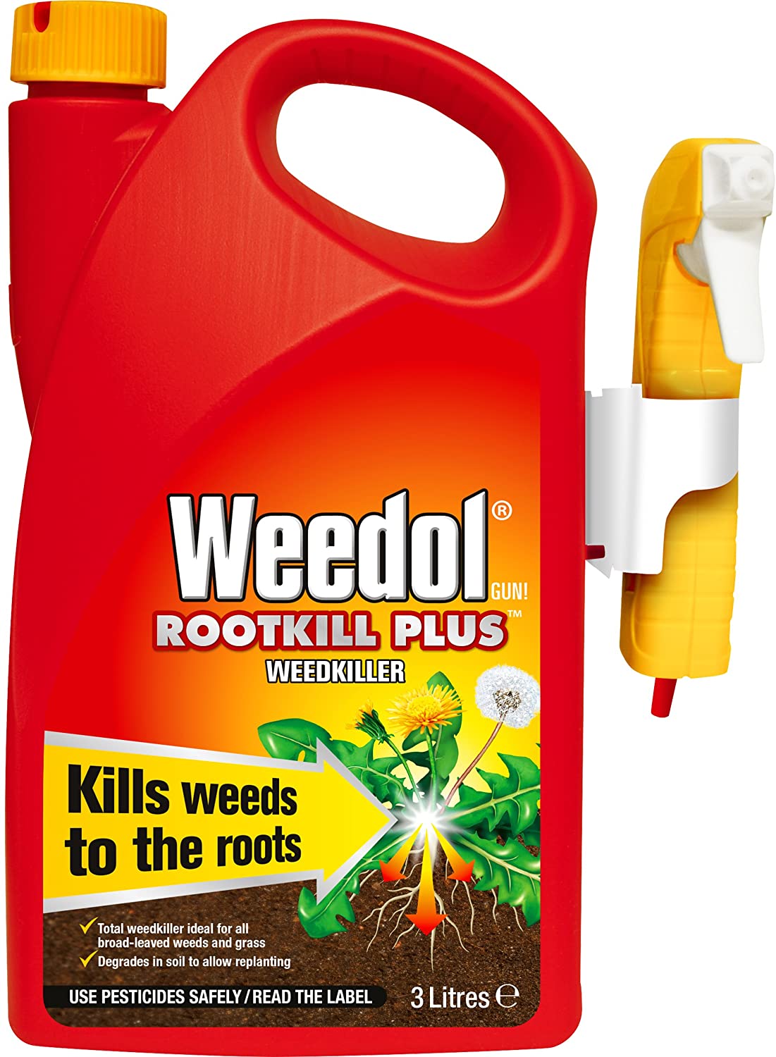 Weedol 20015 Rootkill Plus, Manual Spray, 3 Litre, Clear