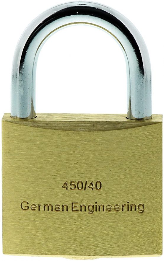 Burg-Wächter Padlock – 6.5 mm Thickness, Pincers, 6 Keys, Boccia 450 40 6 SB Price for 1 Each - Image 2