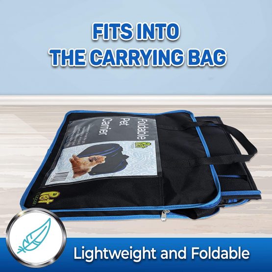 Foldable Pet Carrier Waterproof, Collapsible Soft Pet Transport Bag for Cats and Small Dogs - Image 4