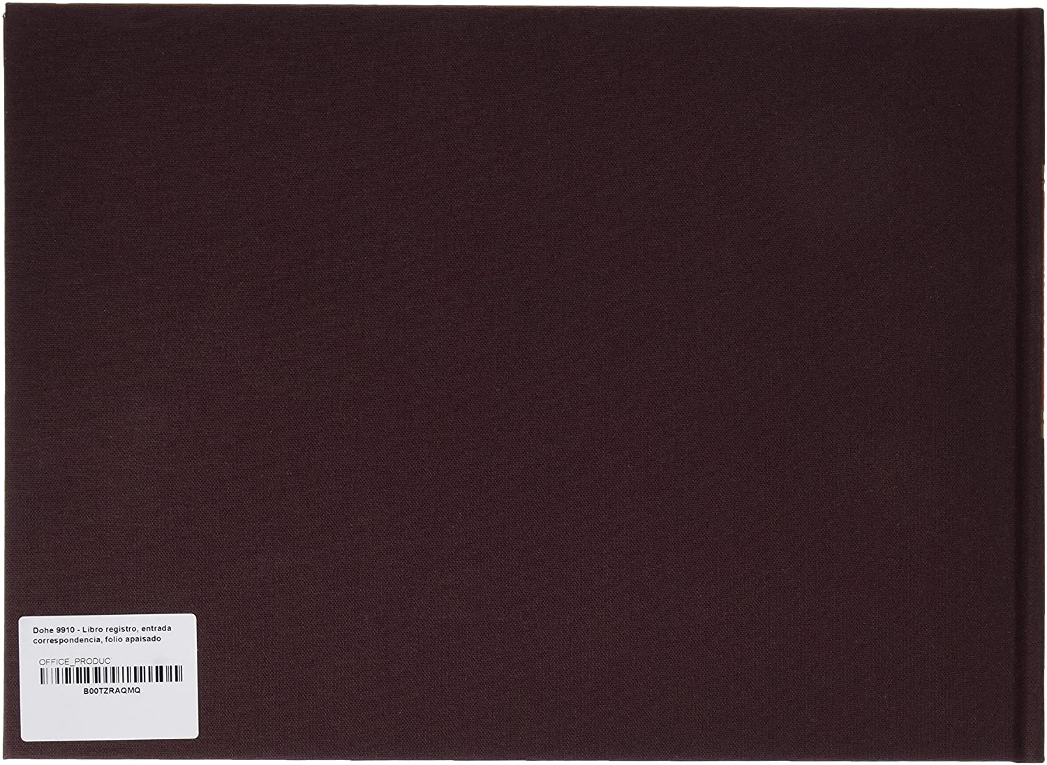 dohe 9910 - Registration Book, Input Correspondence, Folio Book, red - Image 2