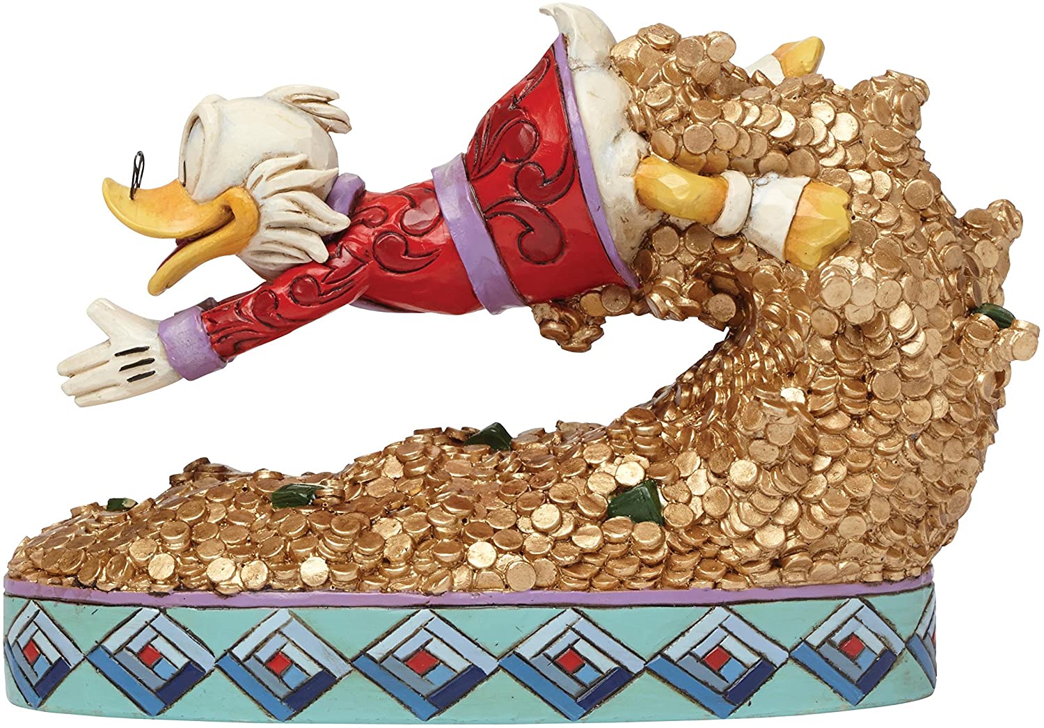 Disney Traditions Treasure Dive - Scrooge McDuck Figurine, Multi-colour - Image 3