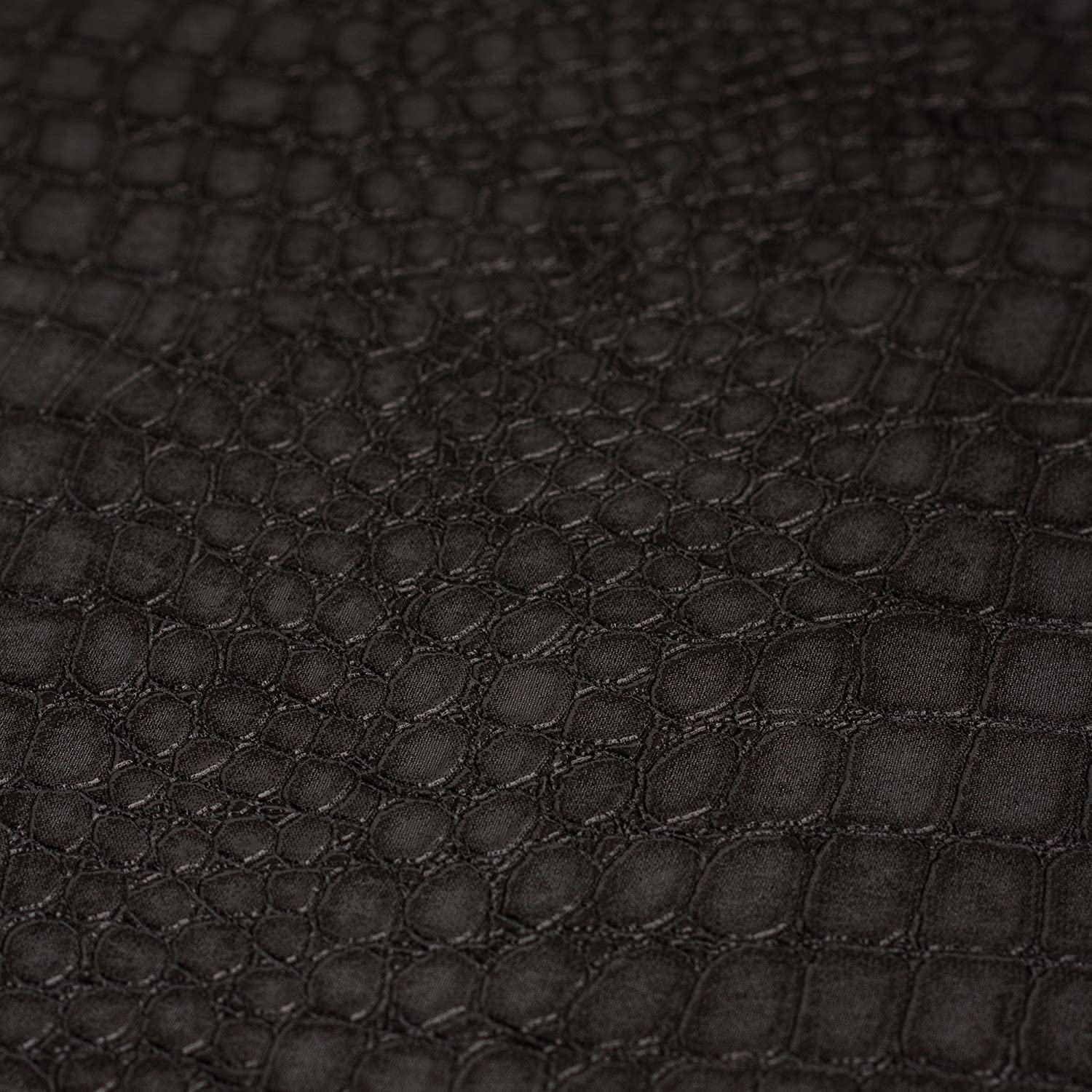Superfresco Easy Crocodile Black Wallpaper, Charcoal Black, 20 x 393.6 cm - Image 4