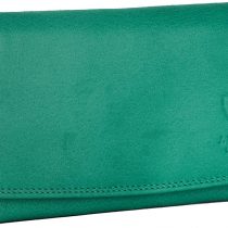 Ladies Rfid Protection Real Leather Purse Card Women Wallet Zip Coin Pocket