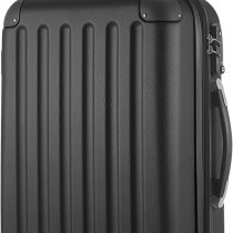 HAUPTSTADTKOFFER - Spree - Carry on luggage Suitcase Hardside Spinner Trolley Expandable 55 cm TSA, Black